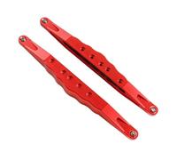 JCxYGAP 1 Paire CNC Aluminium arrière arrière arrière inférieur 2. 0 Compatible avec Les Voitures RC à l'échelle 1/6 similaires au modèle Super Rey LOS05013(2pcs Red)