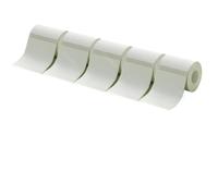 JCxYGAP 5 Rouleaux Blanc étanche à étiquette Thermique Compatible avec des modèles d'imprimante de Code-Barres de Poche B21 B1 B203 Compatible avec Le nom et l'impression de Code-Barres(5WH 50-50mm)