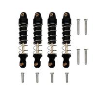 JCxYGAP Absrogeur d'amortisseur en Aluminium Noir pour Le modèle d'escalade de Simulation Suivi de 1/18 à échelle RC Compatible avec