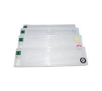 JCxYGAP Cartouche à Encre Rechargeable avec Puce de réinitialisation ESL3 440ml Vide Compatible avec Roland BN-20 Soljet Pro II SP-I Series Printers Eco-Sol Max Type(BK C M Y LC LM)