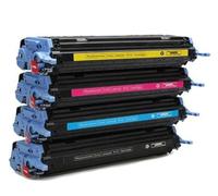 JCxYGAP Cartouche de Toner Compatible avec Les Fournitures d'imprimante, 4 pièces, Compatible avec numéro de pièce 124A Q6000A Q6001A Q6002A, Fonctionne avec 1600 2600 2600n 2605 2605dnt