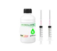 JCxYGAP Cartouche d'encre pigmentée 250ml, Compatible avec IPF 6400 6450 6400s 6450s 6400SE, Encre d'extrémité d'imprimante PFI-206(G)