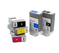 JCxYGAP Cartouche Jet d'encre Couleur PFI-107 PFI107 PFI 107, Compatible avec Les modèles d'imprimante IPF670 IPF680 IPF685 IPF780 IPF785 Compatible avec numéro de pièce PFI-107(One Set 5 Colors)