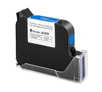 JCxYGAP Cartouche Prime TIJ Cartouche d'imprimante à Jet d'encre 25,4 mm à séchage Rapide Encre à solvant d'eau Noir Rouge Jaune Bleu Vert Compatible avec OfficeJet Pro 8025(1PC-Blue-25.4mm)