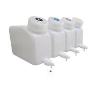 JCxYGAP CARTRILIE À L'ENRE Refill 4PCS 220ML Compatible avec Les imprimantes utilisant Le kit CISS Type de Flotteur DX5(4tank Single interfa)