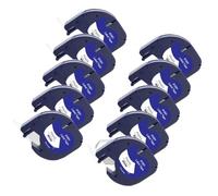 JCxYGAP Coupe d'étiquette Compatible Plastique 3~10pk 91201 91200 12267 91331 91221 Ruban Compatible avec Le Remplacement de l'imprimante LT100H(10PK 91201 White)