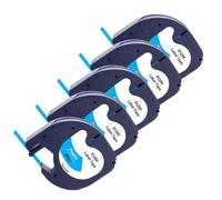 JCxYGAP Coupe d'étiquette Compatible Plastique 3~10pk 91201 91200 12267 91331 91221 Ruban Compatible avec Le Remplacement de l'imprimante LT100H(5PK 91205 Blue)