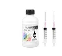 JCxYGAP Encre Pigment 250 ML Compatible avec PFI-206 Compatible avec IPF 6400 6450 6400S 6450S 6400SE Imprimer(MBK)