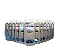 JCxYGAP PFI-1700 PFI1700 Cartouche à Encre Rechargeable avec Une Puce permanente Compatible avec Pro 2000 4000 4000S 6000S Pigment Encre 700ml(Cyan (C))