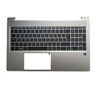 JCxYGAP Probook 455 450 G9 G10 OPLAUX Ordinateur Portable Haute Couvre Palmrest Compatible avec Les dispositions Russes Russes du Latin espagnole(Latin Backlit)