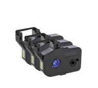 JCxYGAP Ruban de Ruban de Tube thermorétractable à Manchon 1 10 pièces TP R1002B TP R100B Supvan Compatible avec la Machine de numérotation TP70 TP76 TP80 TP86 TP60i TP66i(3pcs TP-R1002B)