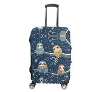 JCZVQPAB Housse de bagage paresseux pour voyage, lavable, élastique, résistante aux rayures, protection de valise pour adultes, pour 19-32 pouces, R2., L(26-28in), Housse de valise