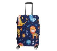 JCZVQPAB TigerLöwe Housse de protection de valise, pour voyage, lavable, élastique, résistante aux rayures, protection de valise pour adulte, 19-32 pouces, R7, S(19-21In）, Housse de valise