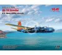Maquette Avion Back Jd-1d Invader U.s. Navy Utility Aircraft Icm 48287 1/48ème M