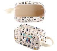 JD and Turk Lover Pochette transparente à fermeture éclair pour le maquillage Dr. Cox, Scrbag
