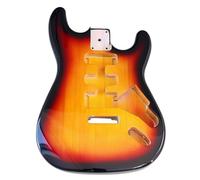 JD.Moon Corps de guitare électrique pour Fender ST Stratocaster DIY Corps de guitare en peuplier HSS brillant coucher de soleil 56 mm
