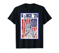 JD Vance 2025 Drapeau Patriotique américain Passing The Torch T-Shirt