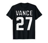 JD Vance 2027 Numéro 27 pour l'élection présidentielle américaine T-Shirt
