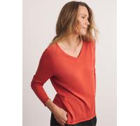 JD Williams Anthology By JD Williams Burnt Red Premium Roll Edge Fine Gauge Jumper