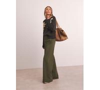 JD Williams Anthology By JD WIlliams Green Premium Ponte Wide Leg Trousers