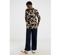 JD Williams JD Williams Black Ground The Classic Longline Sweatshirt