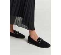 JD Williams JD Williams Black Wide Fit Classic Loafer With Snaffle Trim Black EU 41 (UK 8)