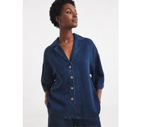 JD Williams JD Williams Blue Lightweight Denim Shirt Top
