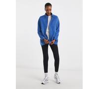 JD Williams JD Williams Blue Zip Through Longline Fleece