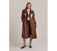 JD Williams JD Williams Brown Anthology Suedette Trench Coat