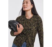 JD Williams JD Williams Green Crew Neck Cardigan