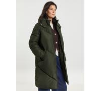 JD Williams JD Williams Green Mid Length Padded Coat With Hood
