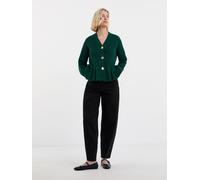 JD Williams JD Williams Green Peplum Knit Cardigan