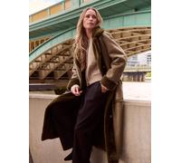 JD Williams JD Williams Green Reversible Borg Shearling Longline Coat