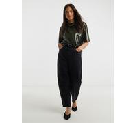 JD Williams JD Williams Green Sequin Short Sleeve Top