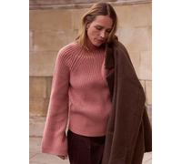 JD Williams JD Williams Pink Premium Funnel Neck Knitted Jumper