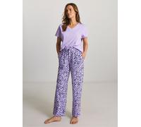 JD Williams JD Williams Purple Animal Print Pyjamas Set