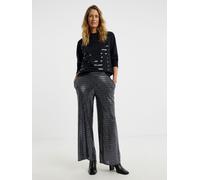 JD Williams JD Williams Silver Hot Fix Wide Leg Trousers