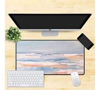 Jdble Épaississez Le Tapis D'Ordinateur De Souris Surdimensionné|Jeu De Sport|Bureau Tapis De Ménage De Bureau|Clavier|Apprentissage De Couture De Bureau|600 * 300Mm@Style 22_600X300Mm_3Mm