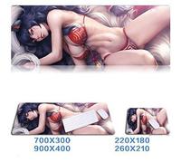 Jdble Tapis De Souris De Jeu | Grand Format | Bloc-Notes De Bureau | Bloc-Notes Anime | Clavier De Ligue Hero | Style 900X400 4_1000X500Mm_4Mm