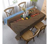 JDbncxe Nappe rectangulaire imprimée Tractor Farm - Nappe de table pour salle à manger, cuisine - Protection de table décorative durable