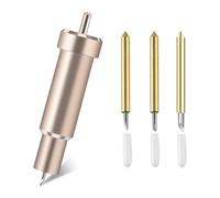 JDCMEI Lame de Rechange Fine Cut avec Boîtier, Lame de Couteau de Coupe Fine de Qualité Supérieure, Lames de Rechange à 30/45/60 Degrés Compatible Cricut Explore 3/Air 2/Air/One/Cricut Maker 3