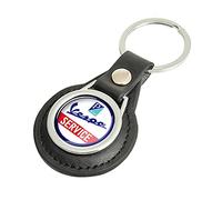 JDDRCASE Porte-clés de Moto Key Key Billing Compatible with Piaggio Vespa Primavera Sprint GTV GTV 50 150 300 etc (Couleur : Pattern A, Size : 43mm)