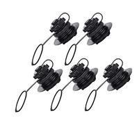 Jdeijfev Lot de 5 valves à air en spirale pour bateau - Bouchons à air - Vis de rechange Boston - Valve pour canot en caoutchouc - Raft Kayak
