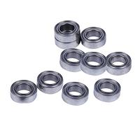 Jdeijfev MR95-ZZ Lot de 10 roulements à billes miniatures en métal blindé 5 x 9 x 3 mm
