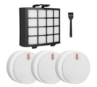 Jdeijfev Replacement Filters for Vertex DuoClean PowerFin Upright Vacuum AZ2000,AZ2000W,AZ2002,Part XFFKAZ2000,XHFAZ2000