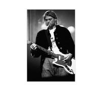 Jdekaec Kurt Cobain - Poster sur toile - Décoration murale pour salon, chambre à coucher - Style rappeur hip-hop - 30 x 45 cm