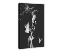 Jdekaec Poster sur toile Serge Gainsbourg 2 - Décoration de chambre à coucher - Paysage sportif - Décoration de bureau - Cadeau - 30 x 45 cm