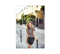 Jdekaec Poster sur toile Singer, Louane Emera 4, décoration murale pour salon, chambre à coucher, style sans cadre, 30 x 45 cm