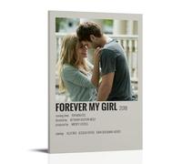 JDfenggu Poster Forever My Girl - Décoration murale esthétique pour salon, chambre à coucher - 60 x 90 cm - Style cadre