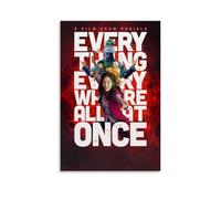 JDfenggu Poster mural esthétique avec inscription « Everything Everywhere All at Once » pour salon, chambre à coucher, 50 x 75 cm, style sans cadre